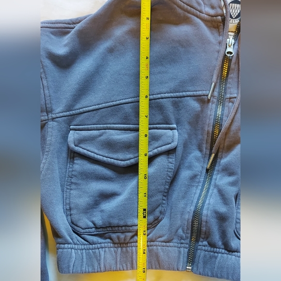 Urban Outfitters Yogi Cropped Hoody Sweatshirt Dusty Purple Size S - Picture 8 of 13